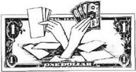 Kouzelnický trik Výroba bankovek 