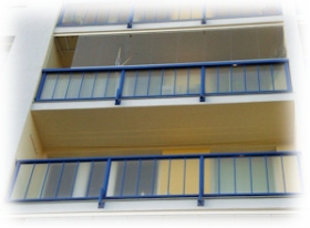 Hliníkové balkonové zábradlí Aluminco