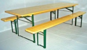 Stůl s lavicemi Standart stůl šíře 50cm