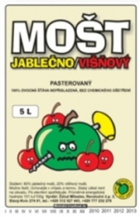 Prodej jablečno-višňového moštu 