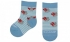 Ponožky kojenecké modré / proužek s beruškami