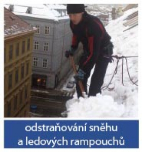  Odstraňování sněhu a ledových rampouchů