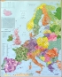 Mapa Evropy s PSČ