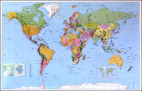 Mapa Svět politický