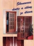 Dřevěné shrnovací dveře