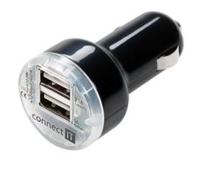 Connect IT USB adaptér do autozapalovače