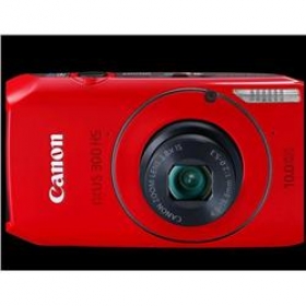 Fotoaparát Canon IXUS 300 HS kompakt 10,0 Mpix, 3,8x zoom - červený