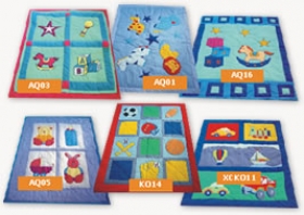 Dětské patchworkové hrací deky