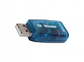 USB Audio adaptér, zvuková karta König