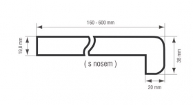 Vnitřní parapety DTD