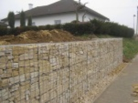 Gabionové ploty a stěny