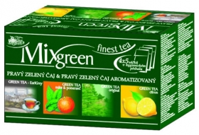 Pravý zelený čaj & pravý zelený čaj aromatizovaný, 35g