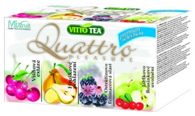 Quattro Premium selection ov. por. v hyg. přebalu 40g (višeň, hruška, ostružina+echinacea, jablko+brusinky)