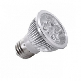 4W LED žárovka bodovka E27, teplá, bílá