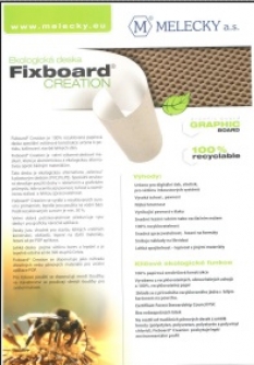 Fixboard creation - papírová deska voštinové konstrukce k potisku, kašírovaní