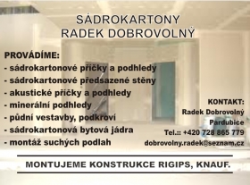 Sádrokartony Radek Dobrovolný