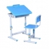 Multifunkční studijní stolek se židličkou Boke - sv. modrá