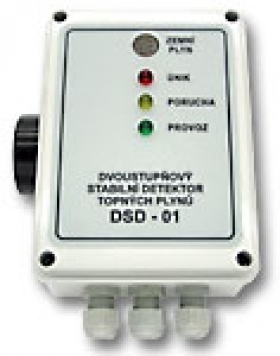 Dvoustupňový detektor topných plynů DSD - 01