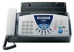 Termální fax s tiskem na kancelářský papír a integrovaným telefonem  FAX-T104