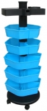 Bingo-modrý kadeřnický stolek