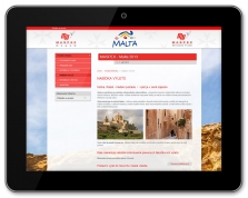 Ukázka z microsite EasyEvent - Společnost Maspex na Maltě