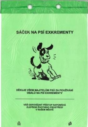 Sáčky na psí exkrementy