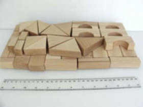 Dřevěné hračky - Kostky