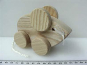 Dřevěné hračky - Myš