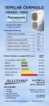 Tepelná čerpadla Panasonic vzduch/voda, online měření teplot a spotřeby 
