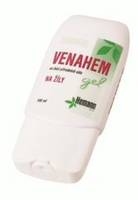 Venahem Hemann gel s vysokým obsahem přírodních silic bez konzervace na žíly