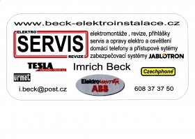 Elektroinstalace Imrich Beck
