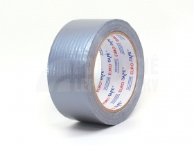 Univerzální textilní lepicí páska 48 mm x 25 m, DUCT tape, šedá