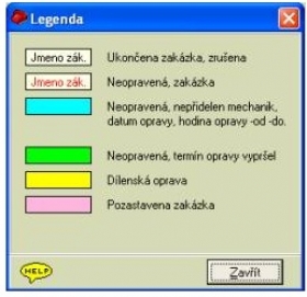 Program servis 2003