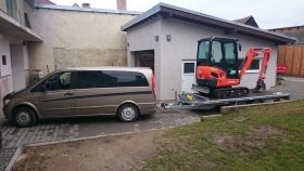 zemní práce minibagrem Kubota