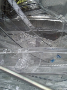 Plastový odpad PC - transparent