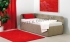 Jednolůžková čalouněná postel s úložným prostorem Argos