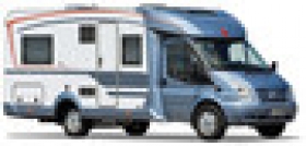 Polointegrované obytné vozy