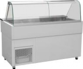 Chladící obslužné vitríny Tatiana s chlazeným zásobníkem 